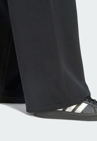 Wide Leg Pantalon de sport ADIDAS SPORTSWEAR en noir