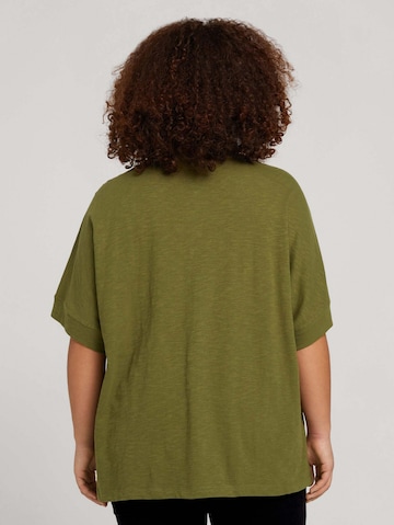 Tom Tailor Women + Shirt in Green