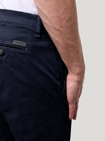 PIERRE CARDIN Slimfit Chinohose 'PC-Colmar' in Blau