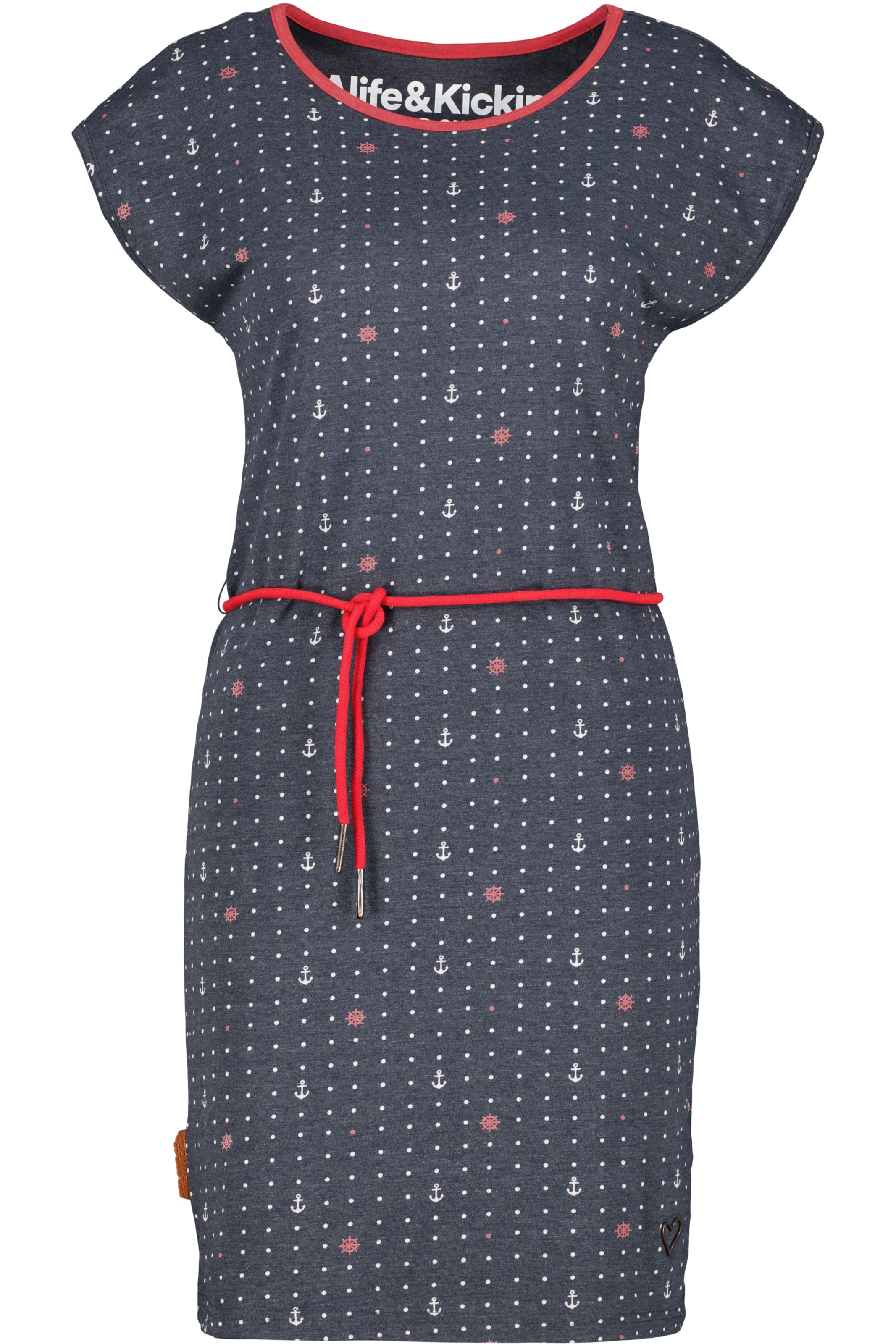 alife & kickin Kleid 'EllenAK B' in Blau: Vorderseite