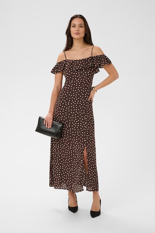 Kaffe Kjole 'KALorinda' i brun: forside