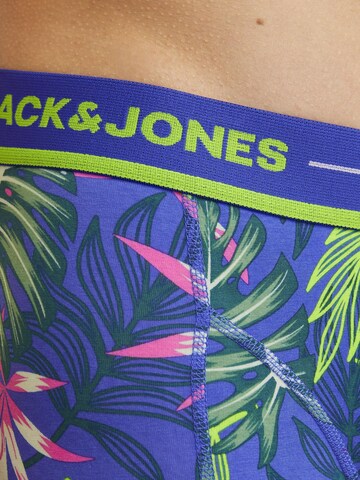 JACK & JONES Bokserishortsit 'JACPink Leaves' värissä sininen