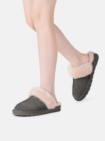 Papuci de casă 'Raven' de la Everau pe gri