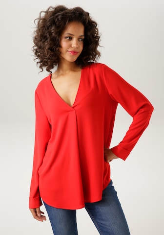 Aniston CASUAL Blouse in Red: front
