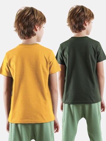 T-Shirt 'Skater' Denokids en jaune