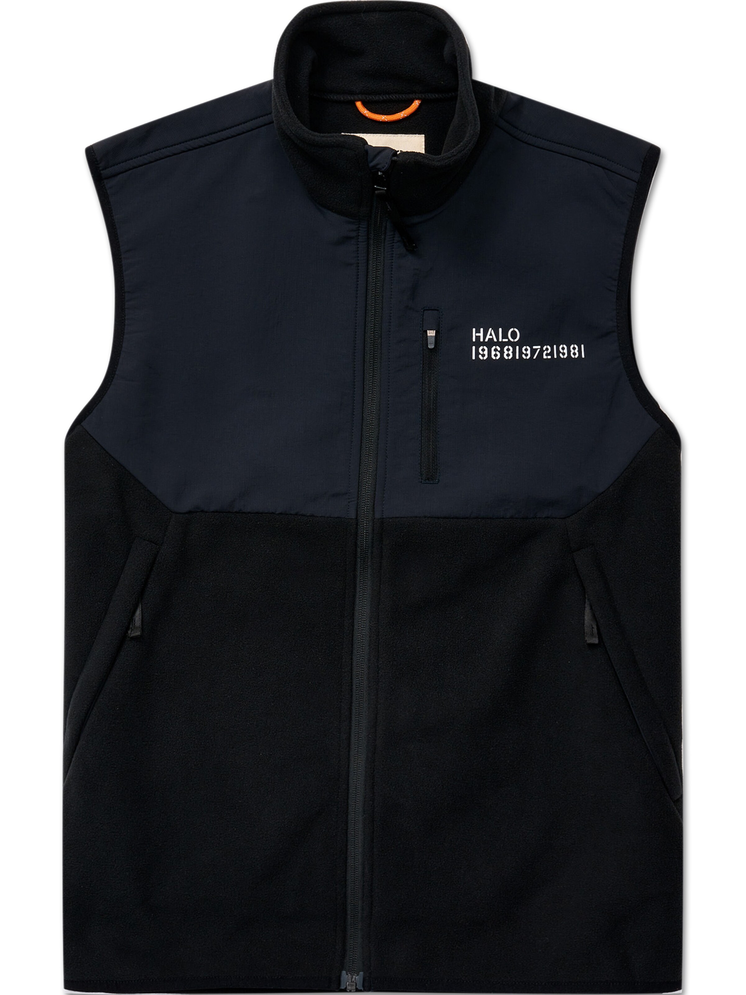 HALO Weste in Schwarz: Vorderseite