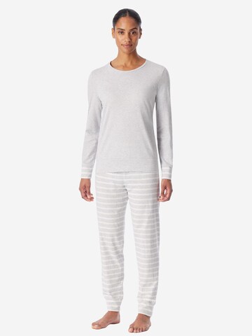 SCHIESSER - Pijama 'Casual Essentials' en gris