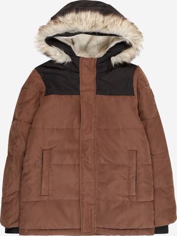 Abercrombie & Fitch Winter jacket in Brown: front