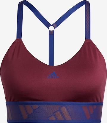 ADIDAS SPORTSWEAR - Bustier Sujetador deportivo en rojo: frente