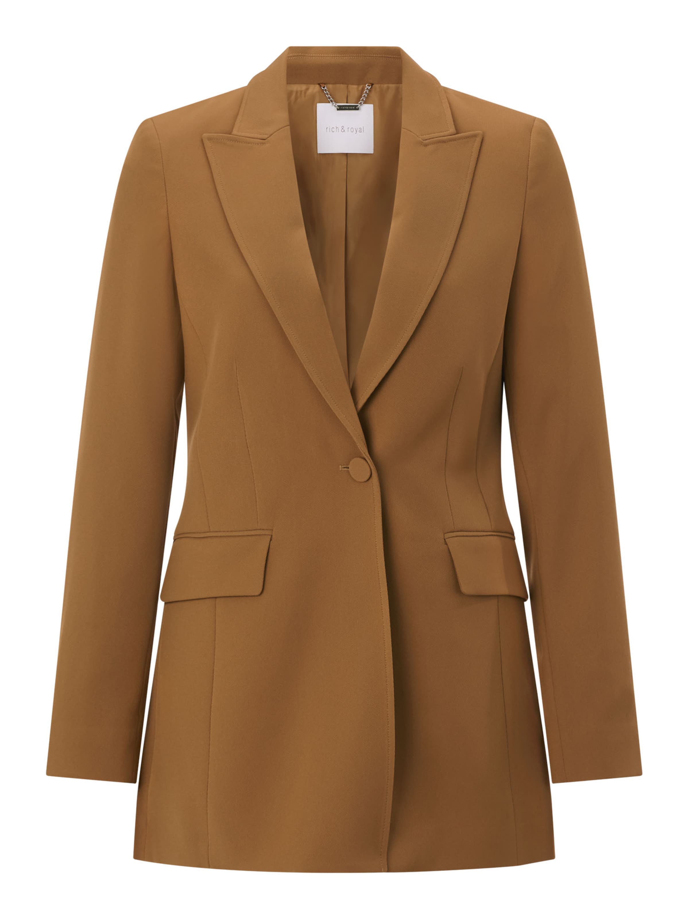 Rich & Royal Blejzer - Hnedá: predná strana