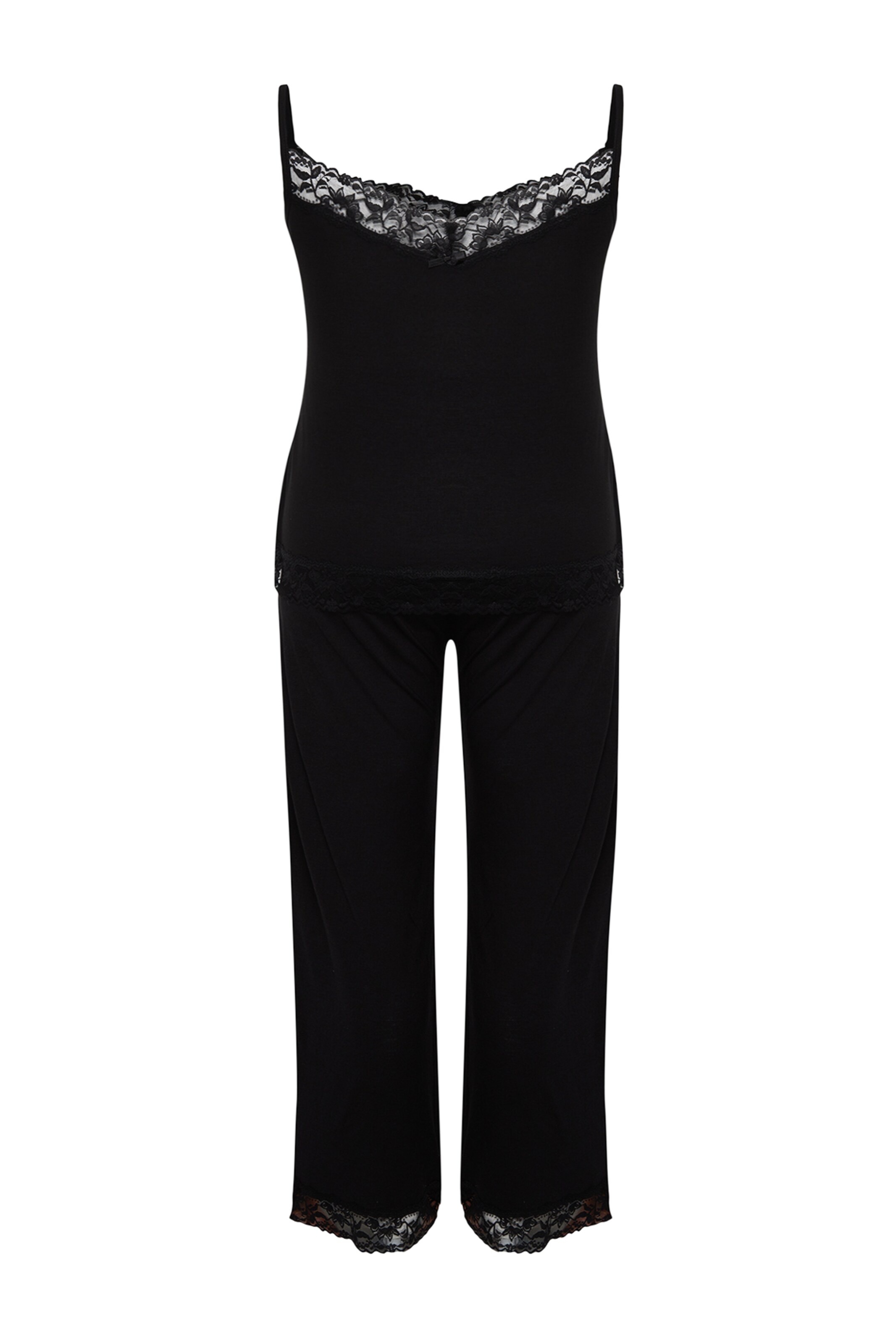 Trendyol Curve - Pijama en negro