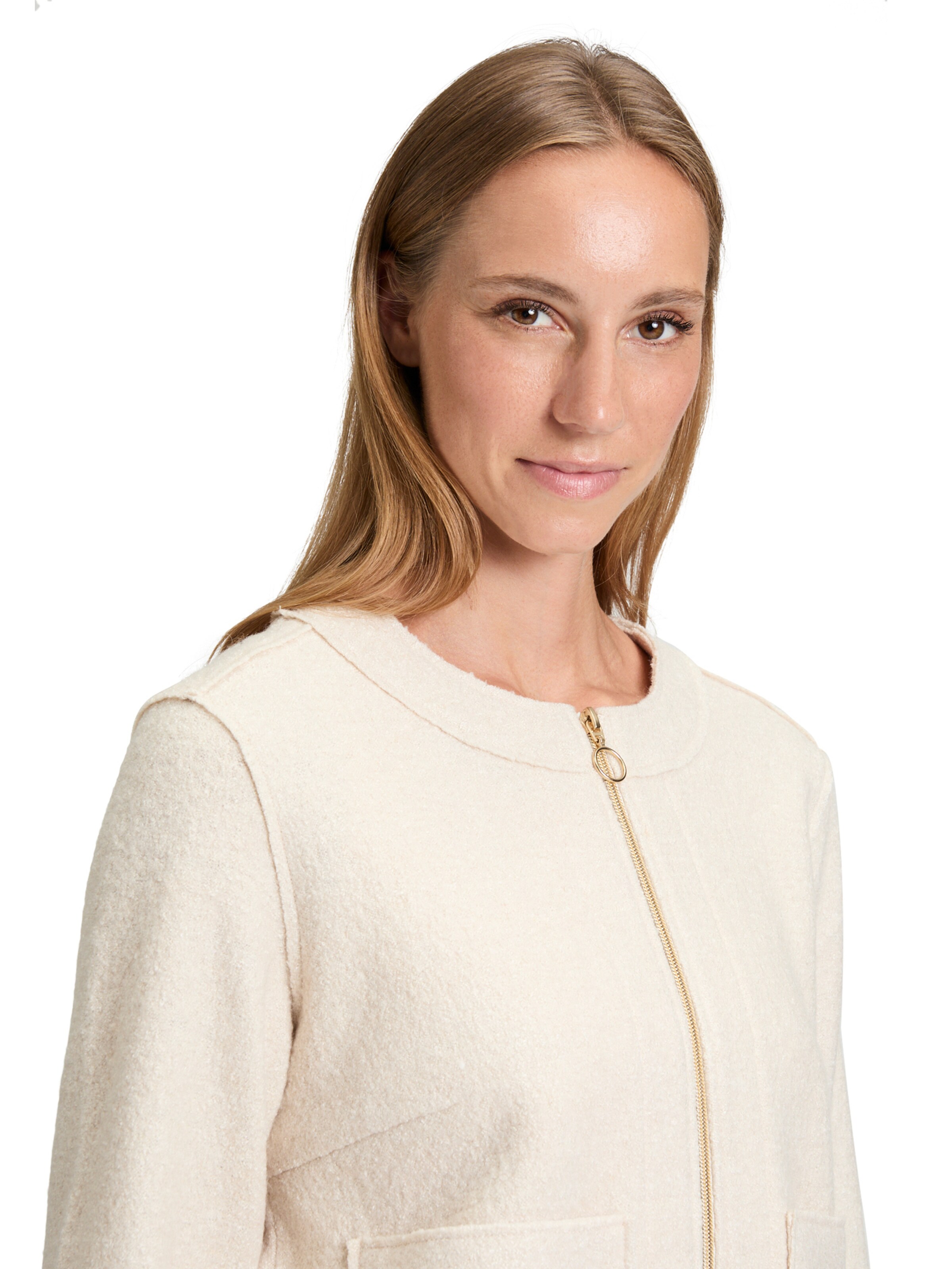 Betty Barclay Blazer-Jacke mit Taschen in Beige