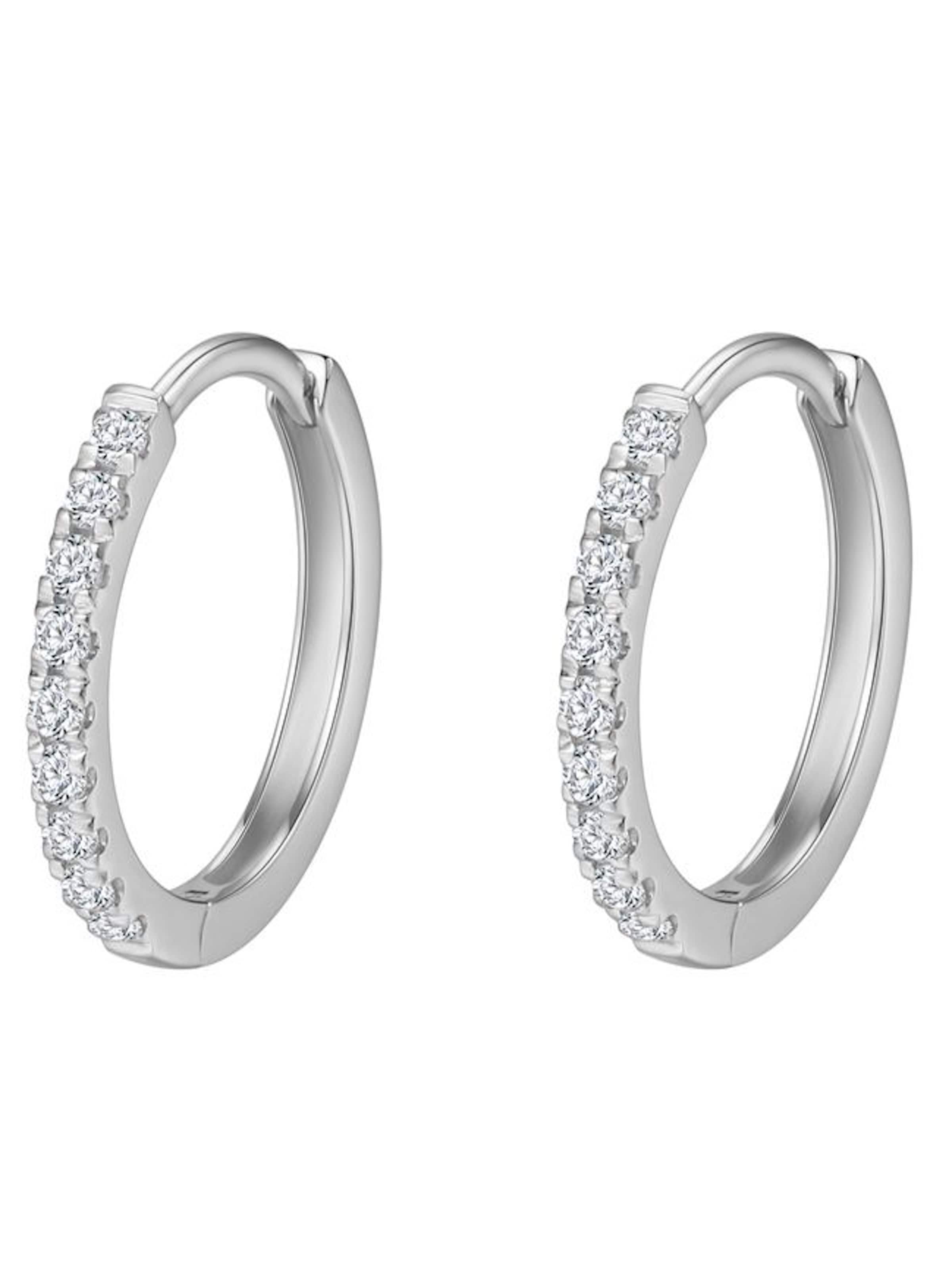 Dear Me Oorbellen 'Endless Shine' in de kleur Zilver, Productweergave