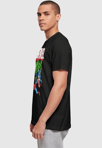 ABSOLUTE CULT Shirt 'Avengers - Marvel Comics' in Black