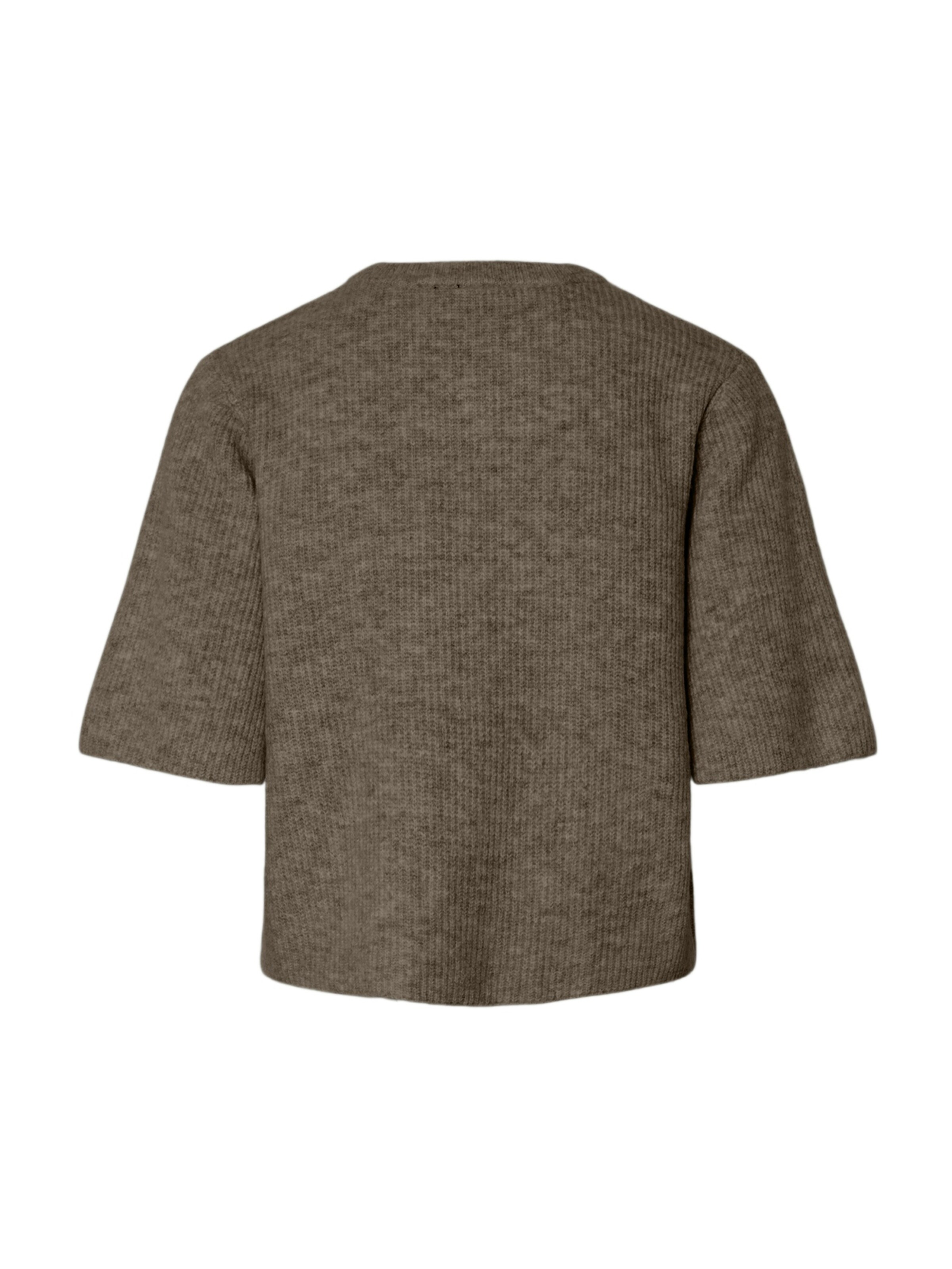 PIECES Вязаная кофта 'PCSilly' в Коричневый