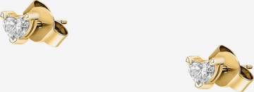 Live Diamond Earrings in Gold: front