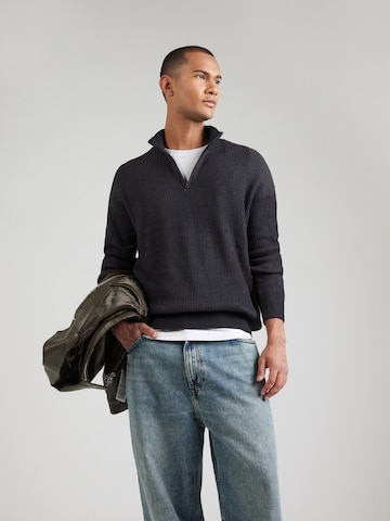 HOLLISTER - Jersey en negro: frente