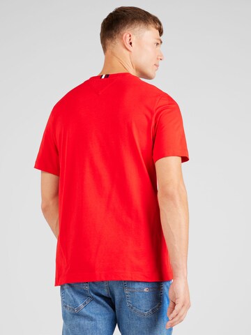 TOMMY HILFIGER Majica | rdeča barva