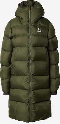 Manteau outdoor Haglöfs en vert : devant