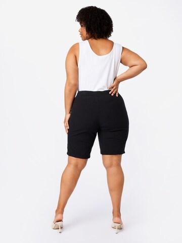 Zizzi Regular Shorts 'JEASY' in Schwarz