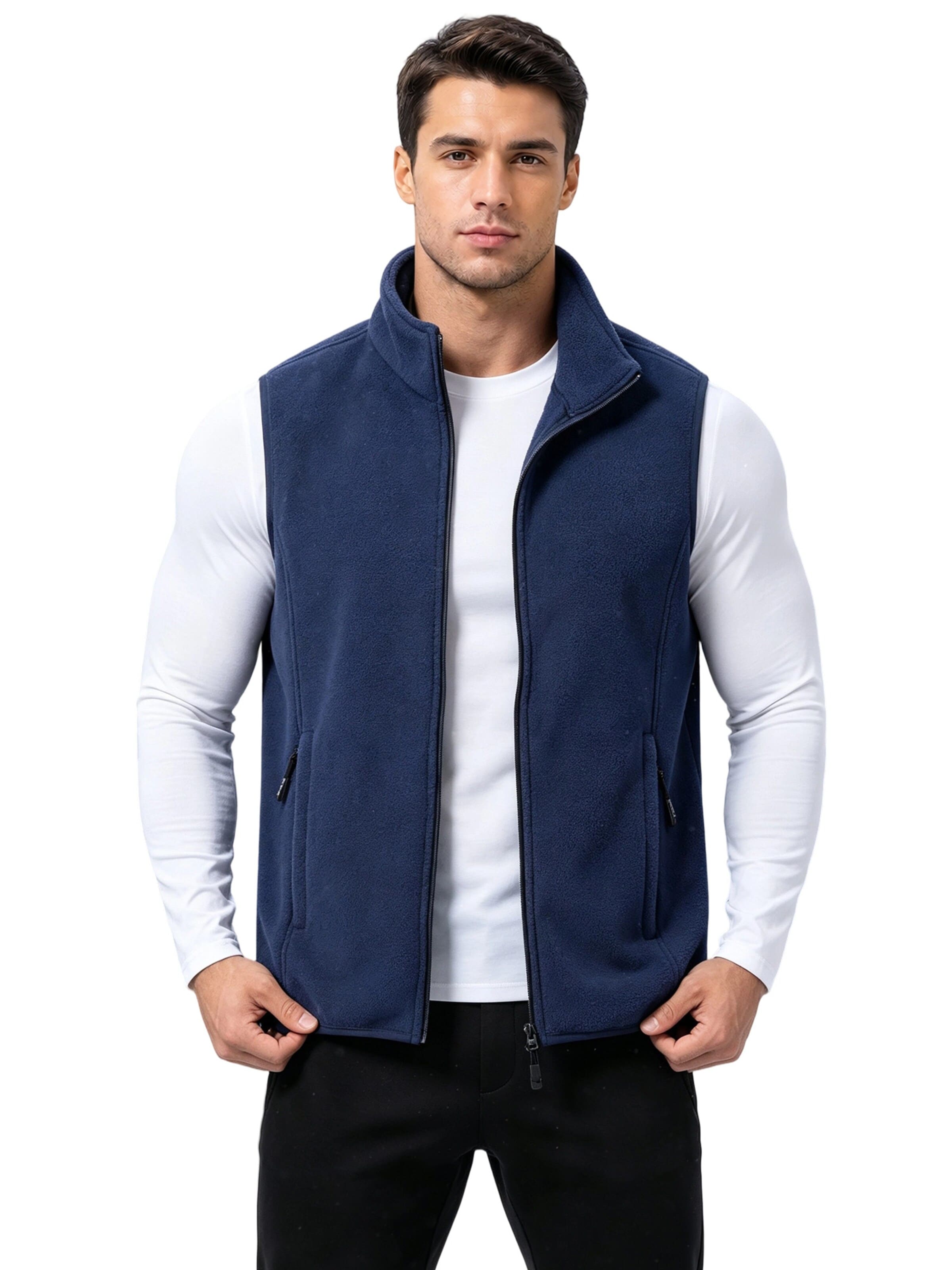 Magicshe Vest 'Fleeceweste' in Blue