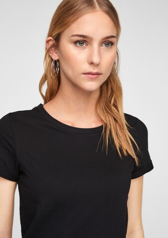 QS Koszulka w kolorze czarny