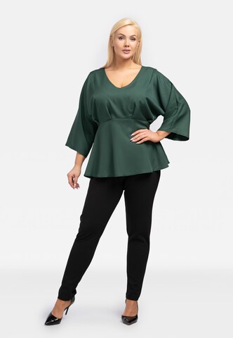 Karko Blouse 'MADRYTA ' in Groen