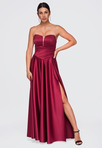 Ombre Evening dress in Red: front