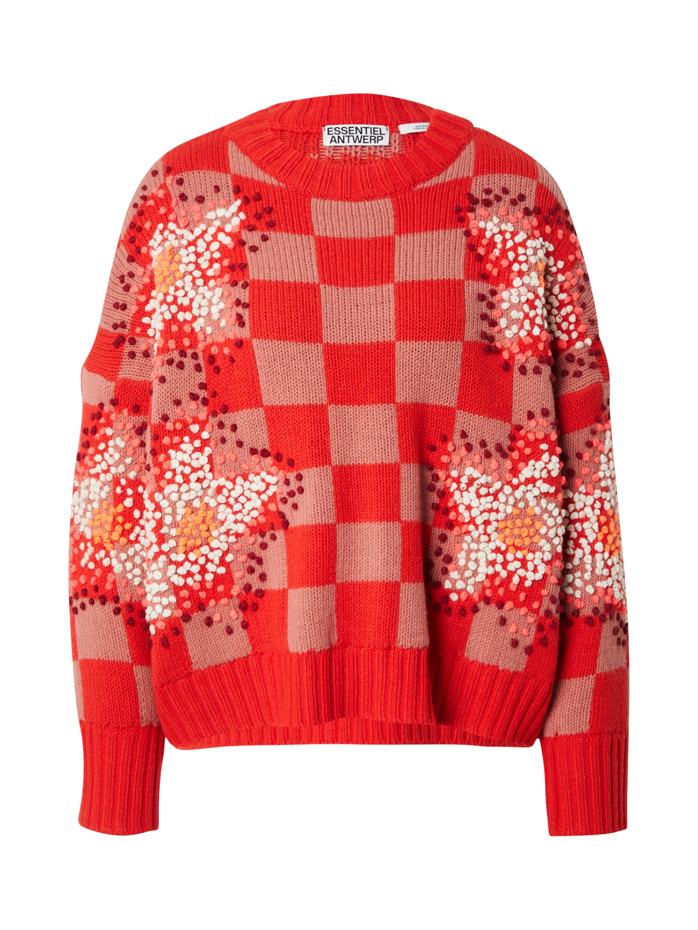 Pulover 'Inter' de la Essentiel Antwerp pe roșu: față