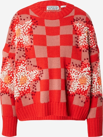 Essentiel Antwerp Neulepaita 'Inter' värissä punainen: etupuoli