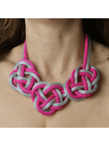 Steuer Kette in Pink: Vorderseite