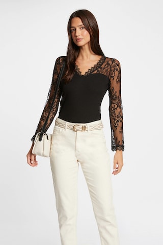Morgan Shirt 'TLAMI' in Black: front