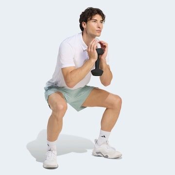 ADIDAS PERFORMANCE Regular Workout Pants 'D4T Essentials' in Green