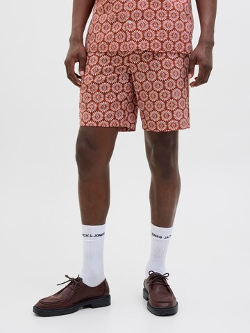 JACK & JONES Loosefit Broek in Bruin: voorkant