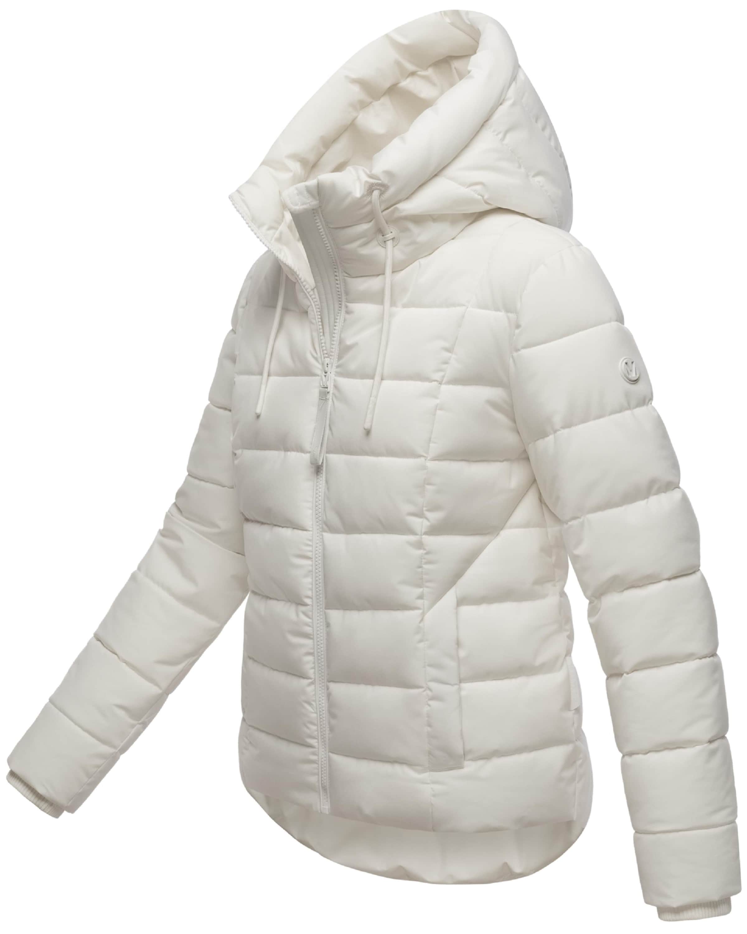 Geacă de iarnă 'Tayenaa 16' de la MARIKOO pe alb