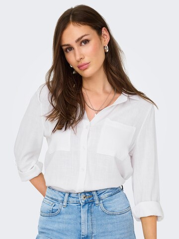 ONLY - Blusa 'ONLYasmin-Siesta' en blanco