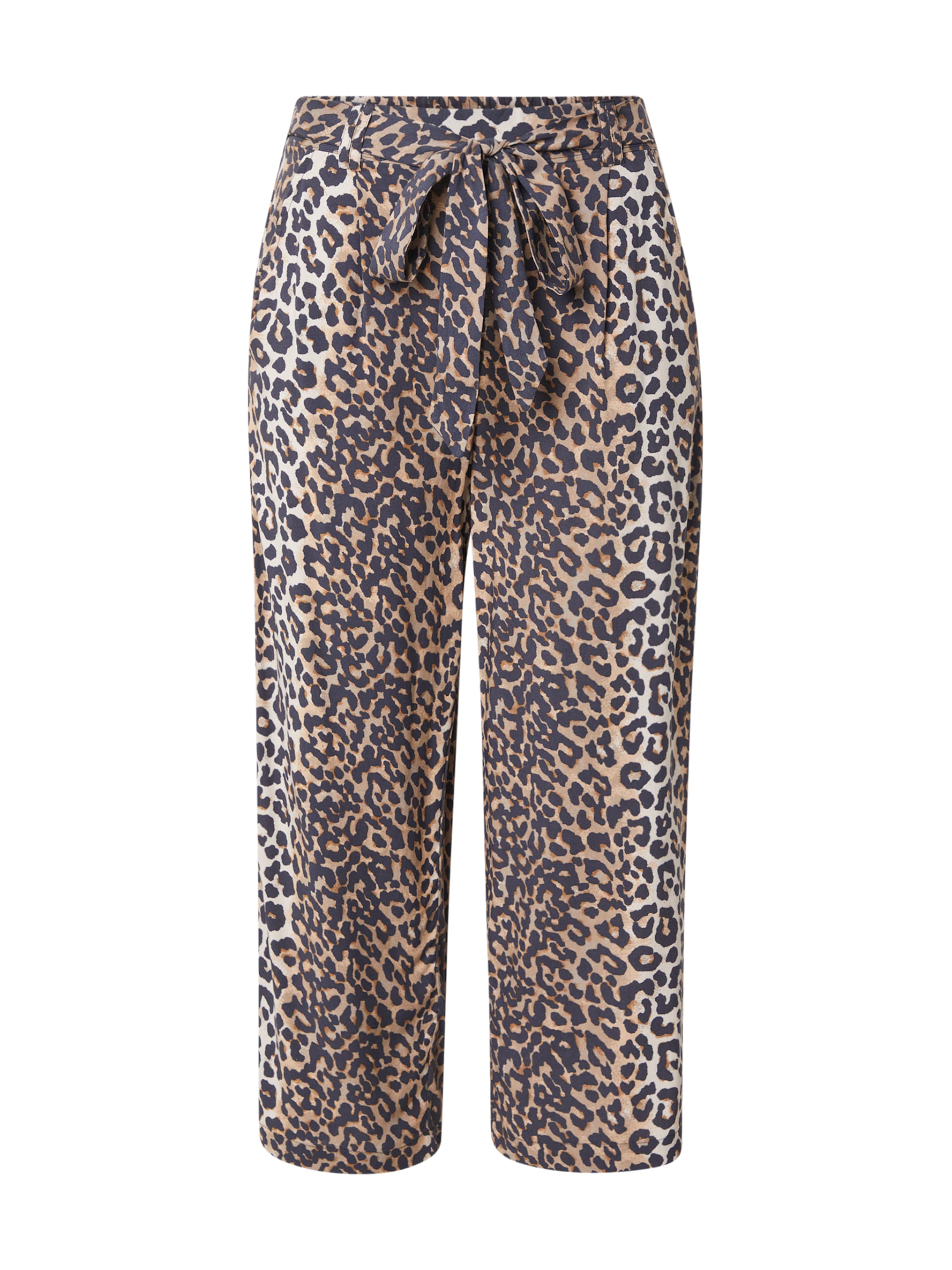 ONLY Loose fit Pleat-Front Pants 'ONLNOVA' in Beige: front