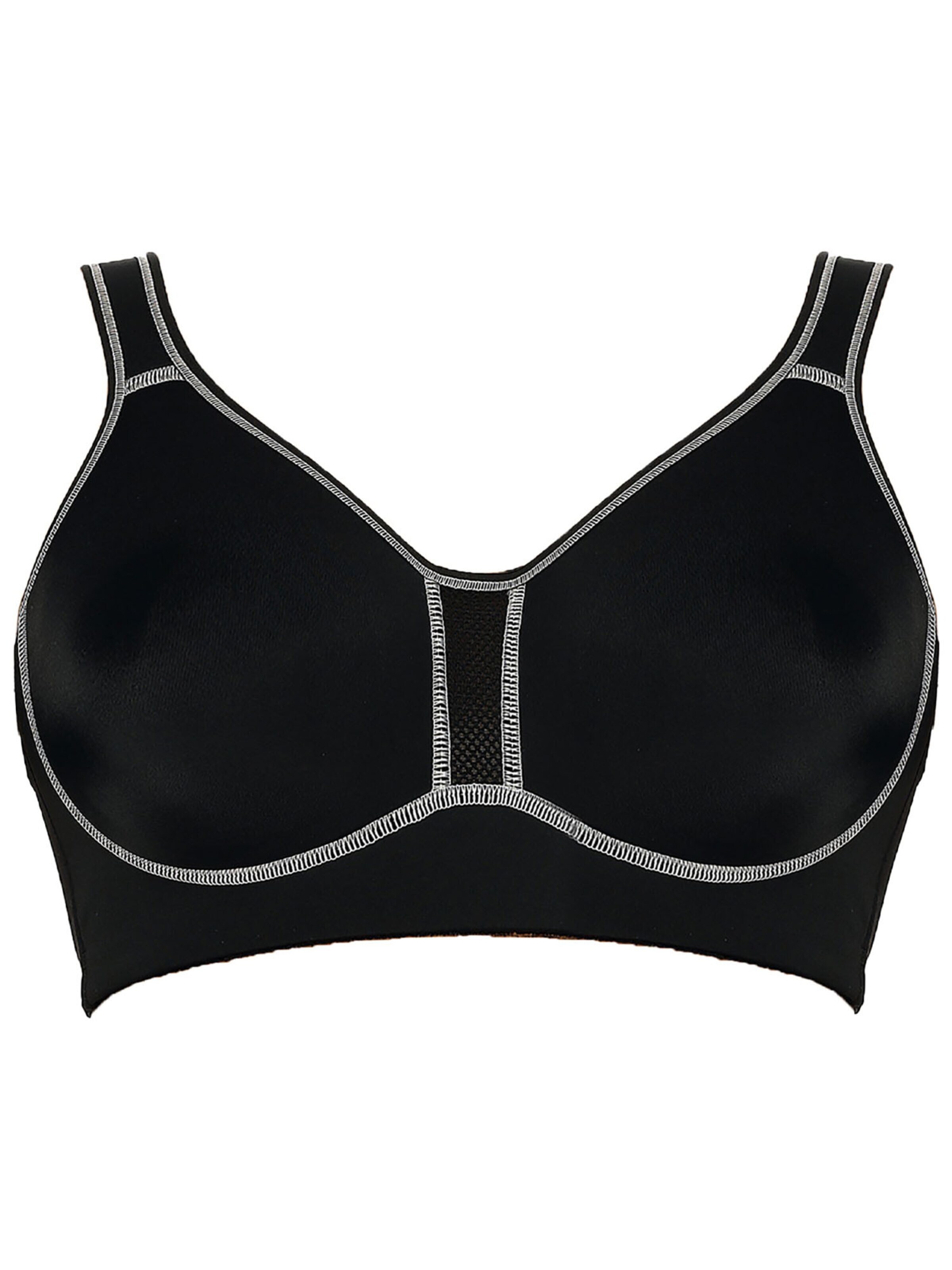 VIANIA Bustier BH 'Performance'‌‌‌‌‌ in Schwarz: Vorderseite