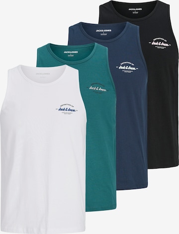 JACK & JONES Top 'JJBRANDON' in Blau: Vorderseite