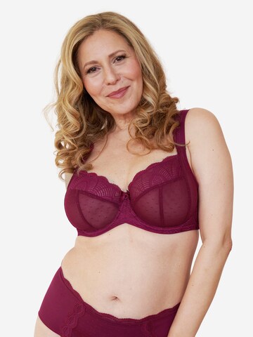 SugarShape Klassiek BH 'Clara' in Rood: voorkant
