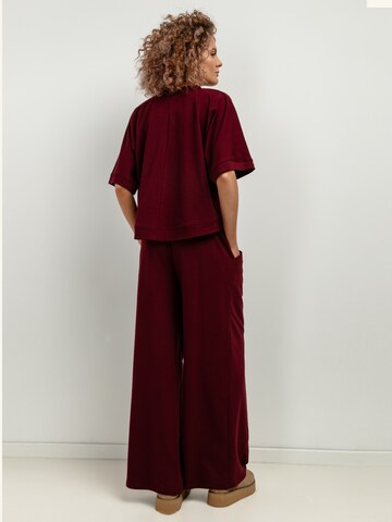 TESSITA Oversizeshirt in Rot