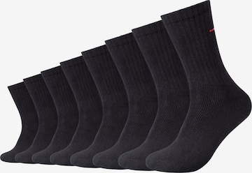 camano Socks in Black: front