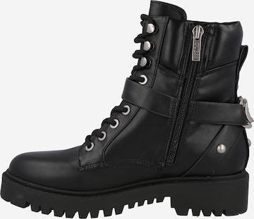 GUESS Lace-Up Ankle Boots in Black