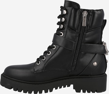 Bottines à lacets GUESS en noir