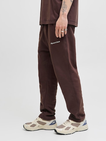 JACK & JONES Regular Trousers 'JPSTKane Norrebro' in Brown