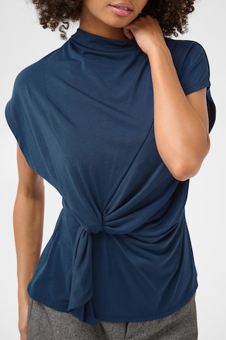 CULTURE - Blusa 'PHILLA' en azul