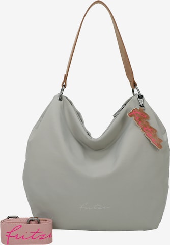 Fritzi aus Preußen Shoulder Bag 'Joshi02' in Grey: front