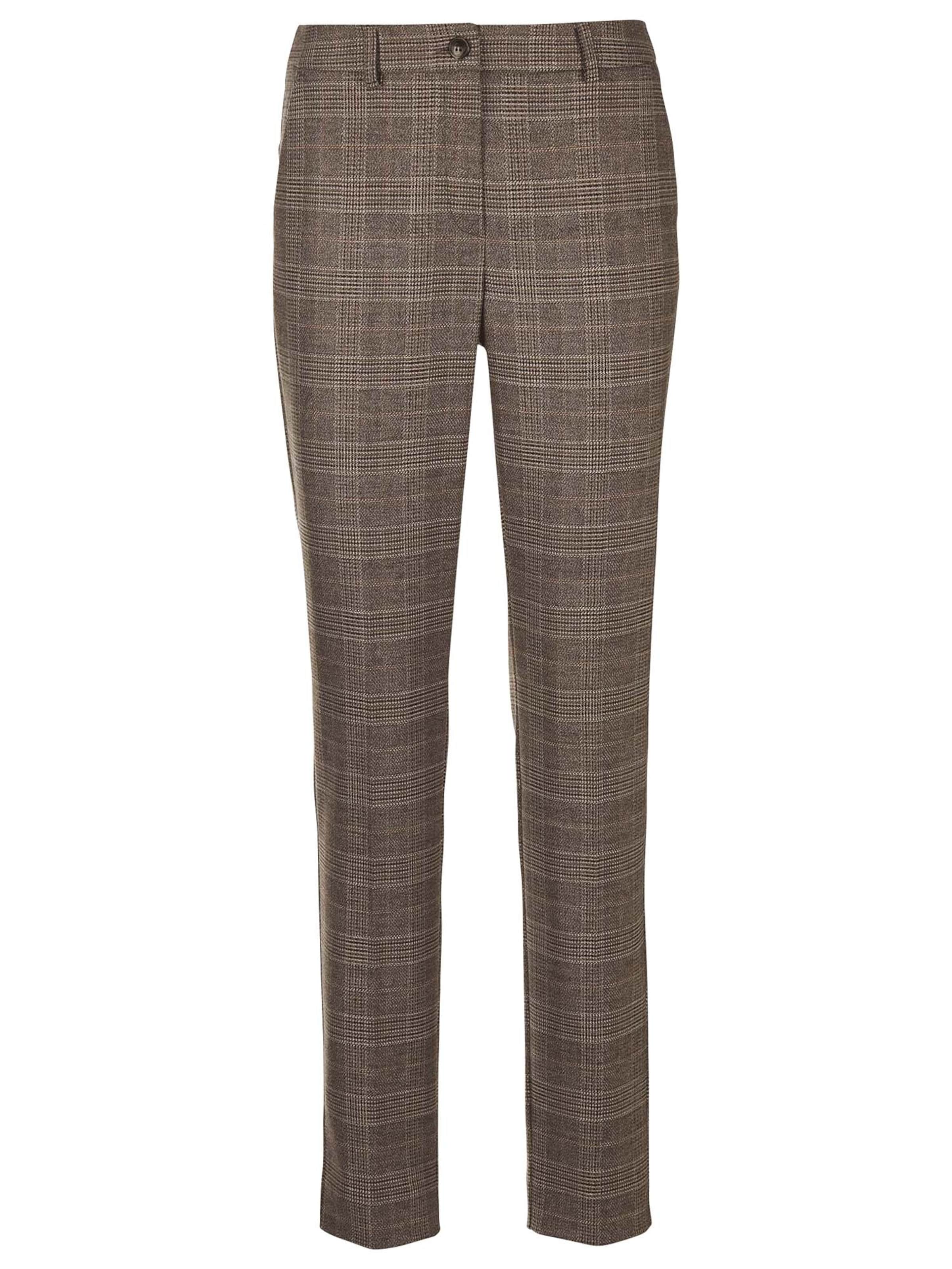 MADELEINE Slimfit Hose in Braun: Vorderseite