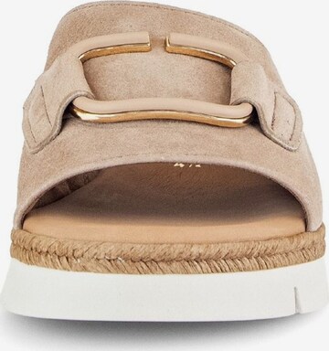 GABOR Pantolette in Beige