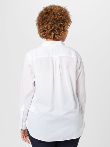 Lauren Ralph Lauren Plus - Blusa 'COURTENAY' en blanco